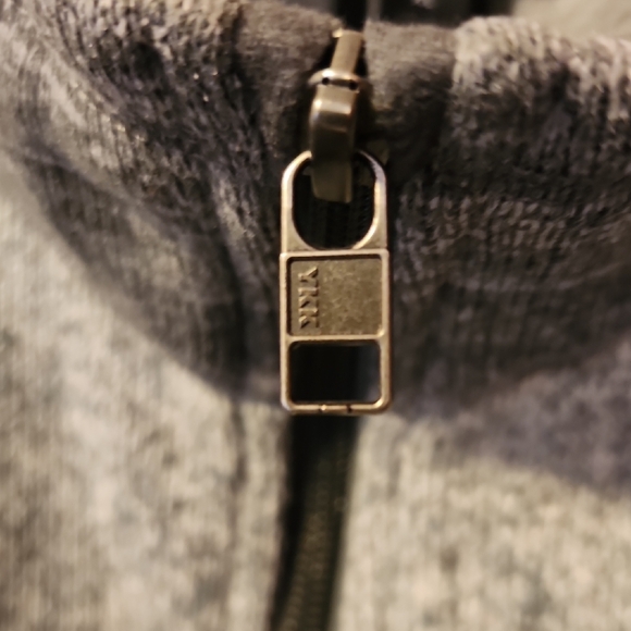 Patagonia Two-Tone Gray Fleece Pullover In Nickel Forge XL - Picture 11 of 14